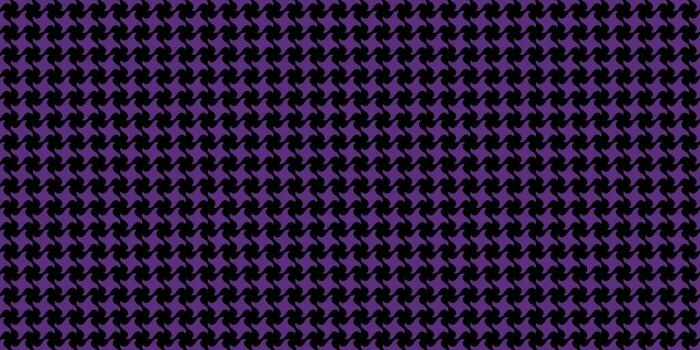 Abstract purple and black houndstooth pattern. Stylish geometric textile design, ideal for fashion, backgrounds, or website decoration. Repeatable texture with a subtle, sophisticated feel. vector