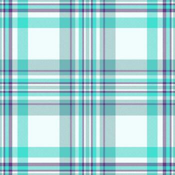 A vibrant, seamless plaid pattern with a cool, modern aesthetic. The intersecting lines create a structured yet soft textile design, ideal for backgrounds, fashion, or decorative elements. vector
