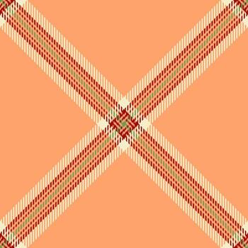 sin costura tartán modelo con intersectando diagonal rayas en naranja. genial para antecedentes, textiles, o digital proyectos necesitando un clásico, versátil textura. vector