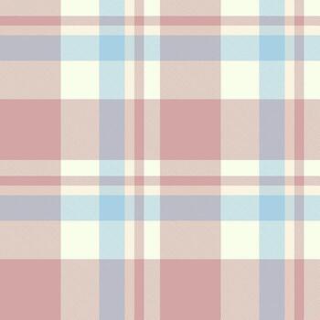 suave pastel tartán modelo. textil diseño con intersectando bandas de color. ideal para antecedentes, tela huellas dactilares, o acogedor temas versátil y elegante. vector