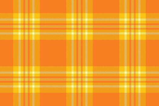 Warm and inviting, this seamless orange plaid pattern evokes autumn vibes. Ideal for backgrounds, textiles, and design projects needing a cozy texture. vector