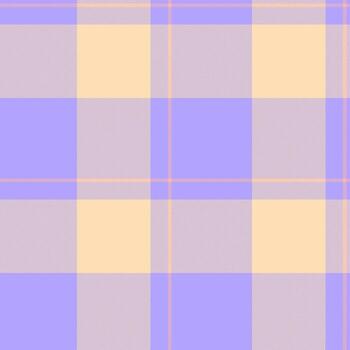 amable pastel tartán. textil textura, geométrico modelo en lavanda y suave naranja. calmante, acogedor diseño para antecedentes, telas, o creativo proyectos vector