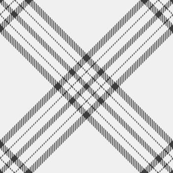 Classic plaid pattern in black and white. Timeless textile design ideal for backgrounds, apparel, or graphic projects. Versatile and stylish element. vector