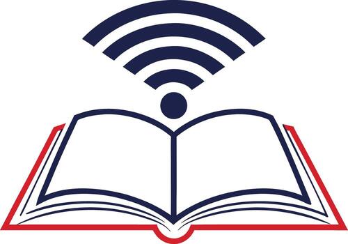 Digital Access to Knowledge Concept Information Freedom Poster Art Knowledge for All Drawing vector