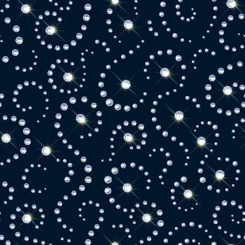 sparkling diamond pattern design vector