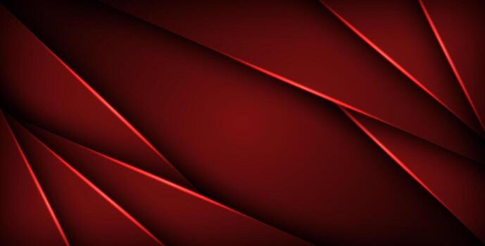 red geometric triangle background overlap layer on black space for text and background design., ., vector