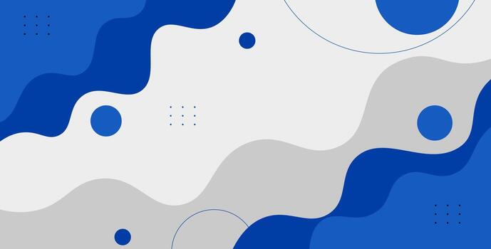 Minimal geometric blue white abstract background, wave dynamic shape composition landing page backgrounds. eps10 vector
