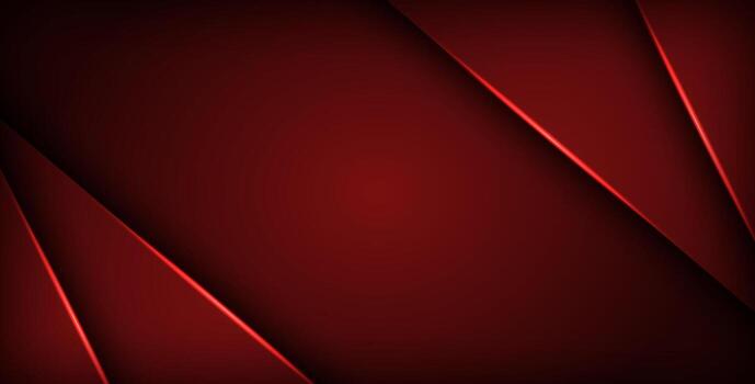 red geometric triangle background overlap layer on black space for text and background design. . vector
