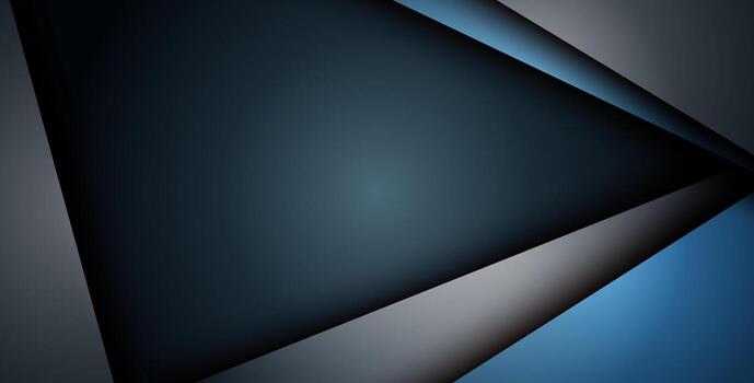 Abstract blue navy triangle overlap with text on dark blank space design modern luxury futuristic background illustration. ., vector