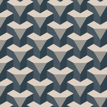 geometric pattern with triangular shapes vector