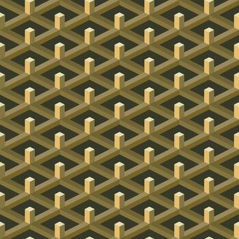 Geometric 3D pattern design vector