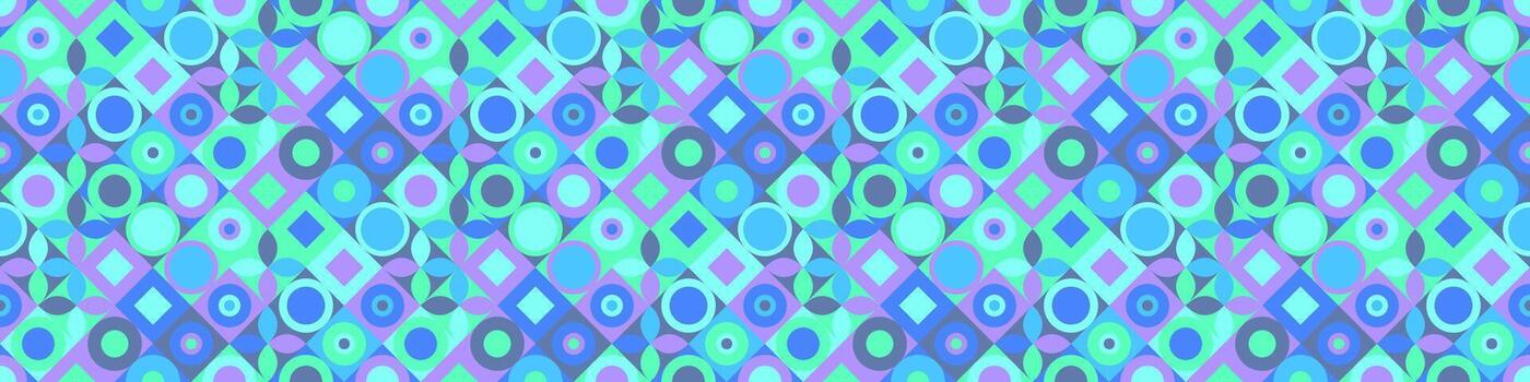 Horizontal colored seamless geometrical pattern background vector