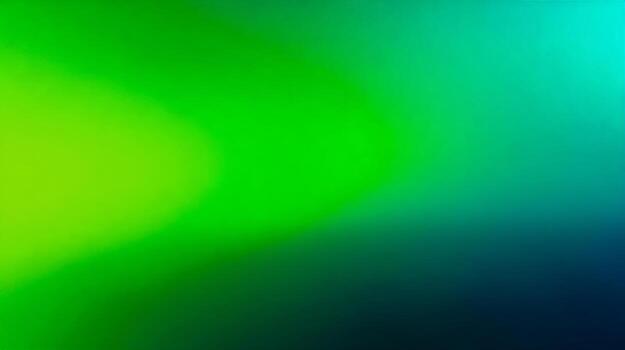 Abstract gradient background featuring smooth transitions of vibrant green blending into teal and dark blue for modern creative design projects photo