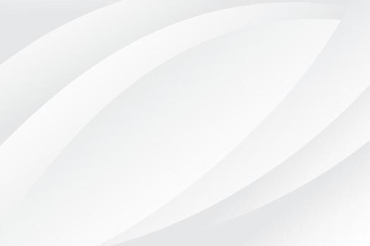 Abstract white curves background design vector