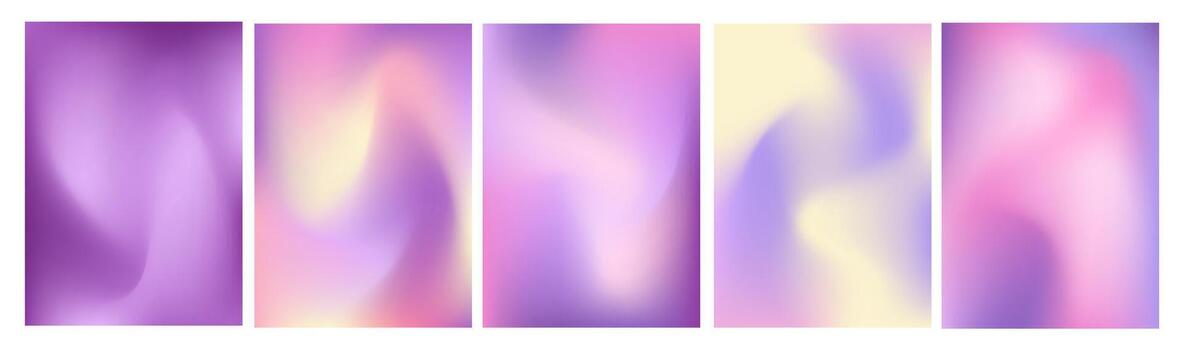 color púrpura antecedentes con degradado suave mezcla. de moda ondulado malla antecedentes. resumen borroso lavanda fondo. vector