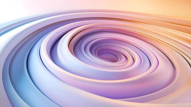 A mesmerizing abstract swirl design showcasing soft pastel colors that create a calming and modern atmosphere. photo