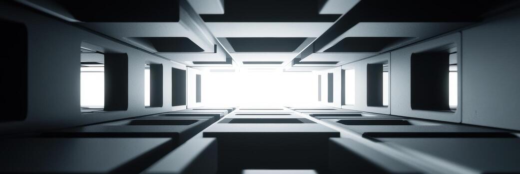 Unique architectural design creates an intriguing perspective in modern building photo