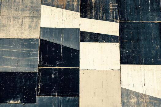 resumen geométrico patrones en gris y blanco colores en un industrial pared superficie foto