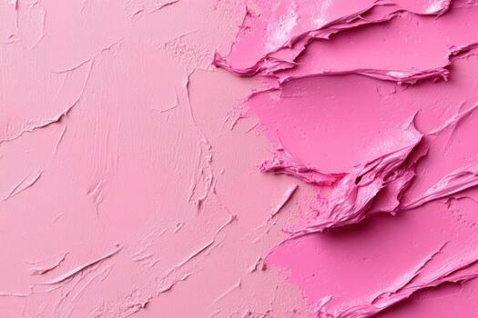 Textured pink surface with layered paint creating a dynamic abstract aesthetic for creative projects photo