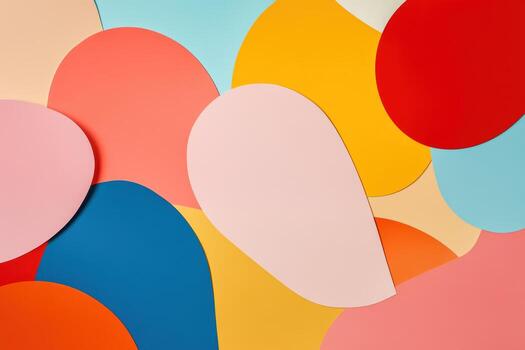 vistoso resumen formas crear un vibrante visual modelo adecuado para artístico diseño proyectos foto