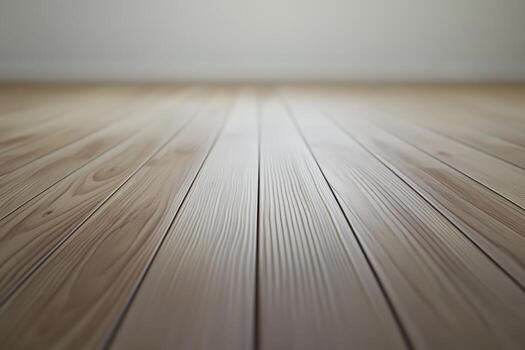 Wooden floor with natural grain pattern creating a warm atmosphere in a bright interior space photo