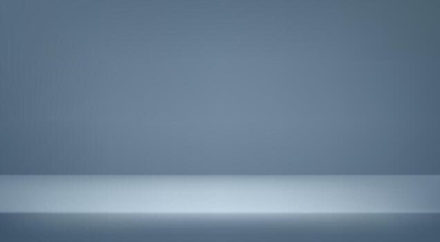 Gray Background Empty Room Studio with table. Space for selling products on the website. illustration. vector