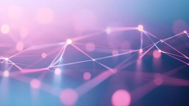 Abstract network connection digital data transfer technology photo