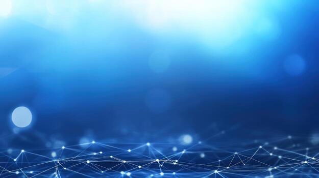 Abstract network connection background dots and lines technology backdrop photo