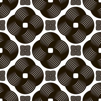 circulo línea icono sin costura modelo aislado en blanco antecedentes vector