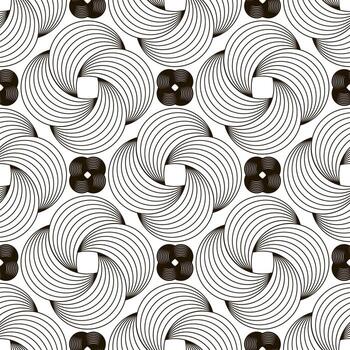 circulo línea icono sin costura modelo aislado en blanco antecedentes. vector