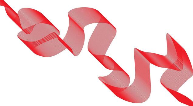 ondulado mezcla curvo líneas diseño rojo color resumen antecedentes ilustración vector