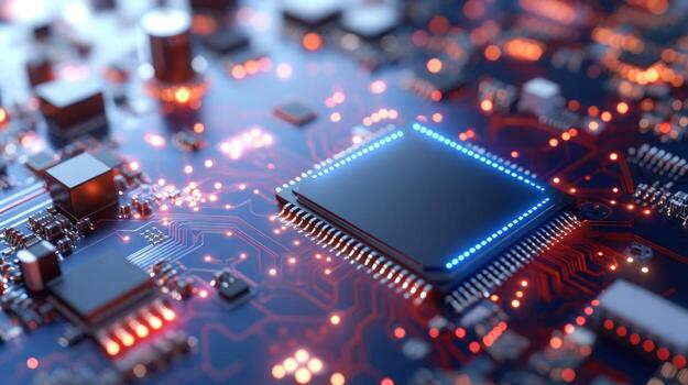 computadora tarjeta madre procesador pastilla tecnología alto tecnología circuitería foto