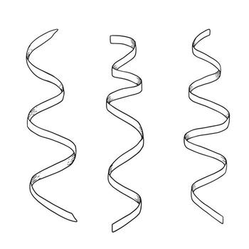 Exploring Abstract Spirals as Design Elements for Enhancing Creative Projects and Artistry vector