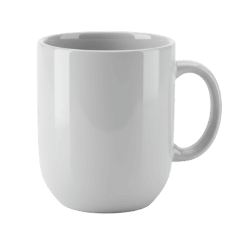 fresco branco cerâmico caneca em limpar \ limpo branco fundo para versátil Projeto projetos png