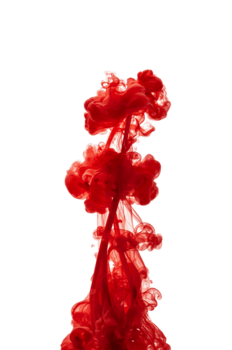 cremisi nube nel zero gravità visualizzazione ipnotizzante vorticoso modelli nel fluido dinamica png