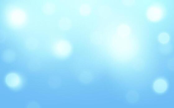 azul bokeh ligero antecedentes con suave brillo, limpiar resumen difuminar en cielo tono para Fresco diseño, antecedentes decoración vector