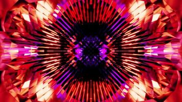 viola con rubino rosso caleidoscopio equalizzatore vj ciclo continuo per musica festa sfondo video