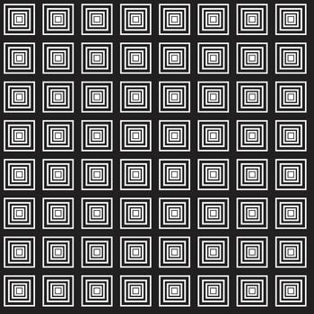resumen geométrico modelo de anidado cuadrícula en negro antecedentes vector