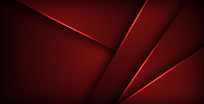 rojo geométrico triángulo antecedentes superposición capa en negro espacio para texto y antecedentes diseño, vector