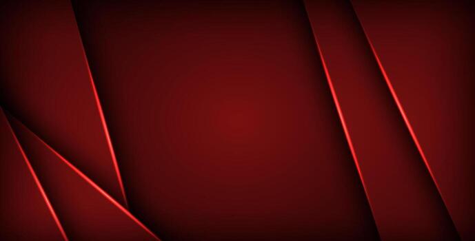 red geometric triangle background overlap layer on black space for text and background design,. vector