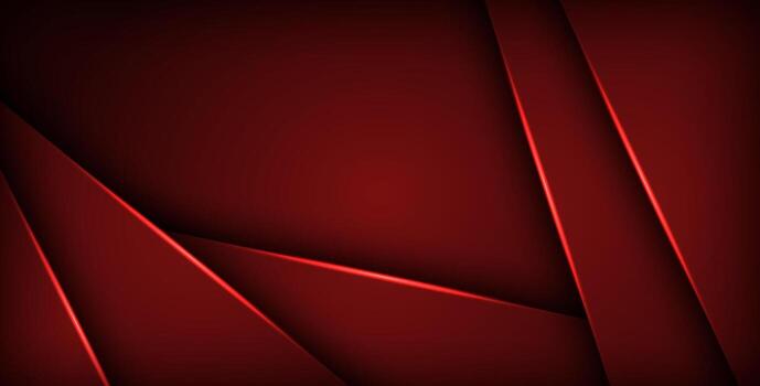 red geometric triangle background overlap layer on black space for text and background design.. vector