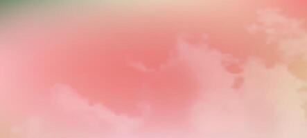 Modern red gradient backgrounds with clouds. Header banner. Bright abstract presentation backdrop. Fine illustration vector