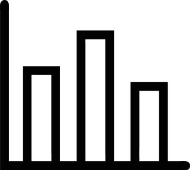 Bar Graph Illustration Representing Data Trends and Statistical Analysis vector