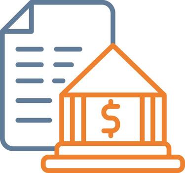 Decree Outlined Frame Object vector