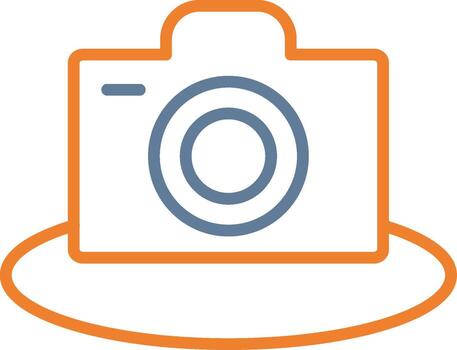 Vr Camera UI Badge vector