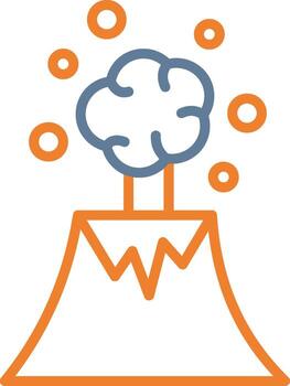 Volcano Interactive UI Design vector