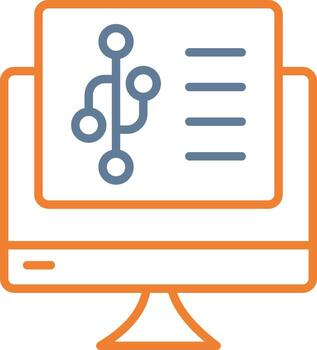 Version Control Flat UI Form vector
