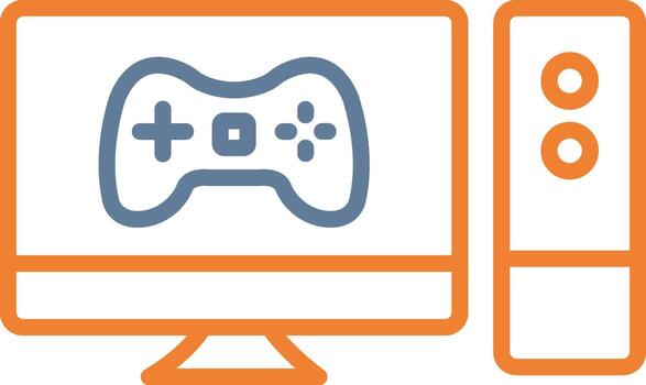 Computer Game 3D Rendered Symbol vector
