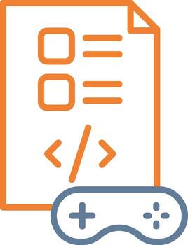 Script App Focused Design vector