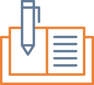 deberes suave ui símbolo vector